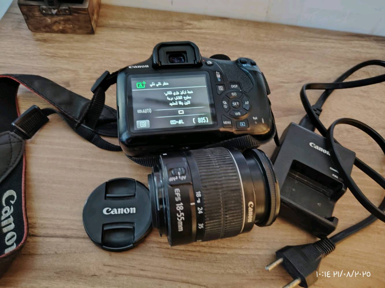 كامره كانون نضيفه صوره حلوه 
مع ملحقاته شاحنه + زوم +حماله +كارتونه
السعر 400 الف وبيه مجال
مكاني الدورة ابودشير
