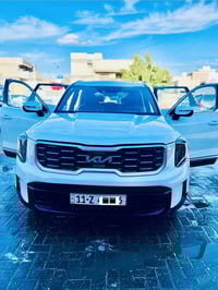 كيا تلورايد البيع الموديل 2023اللون ابيض  سيارة جديدة بمعنى الكلمة  فو...