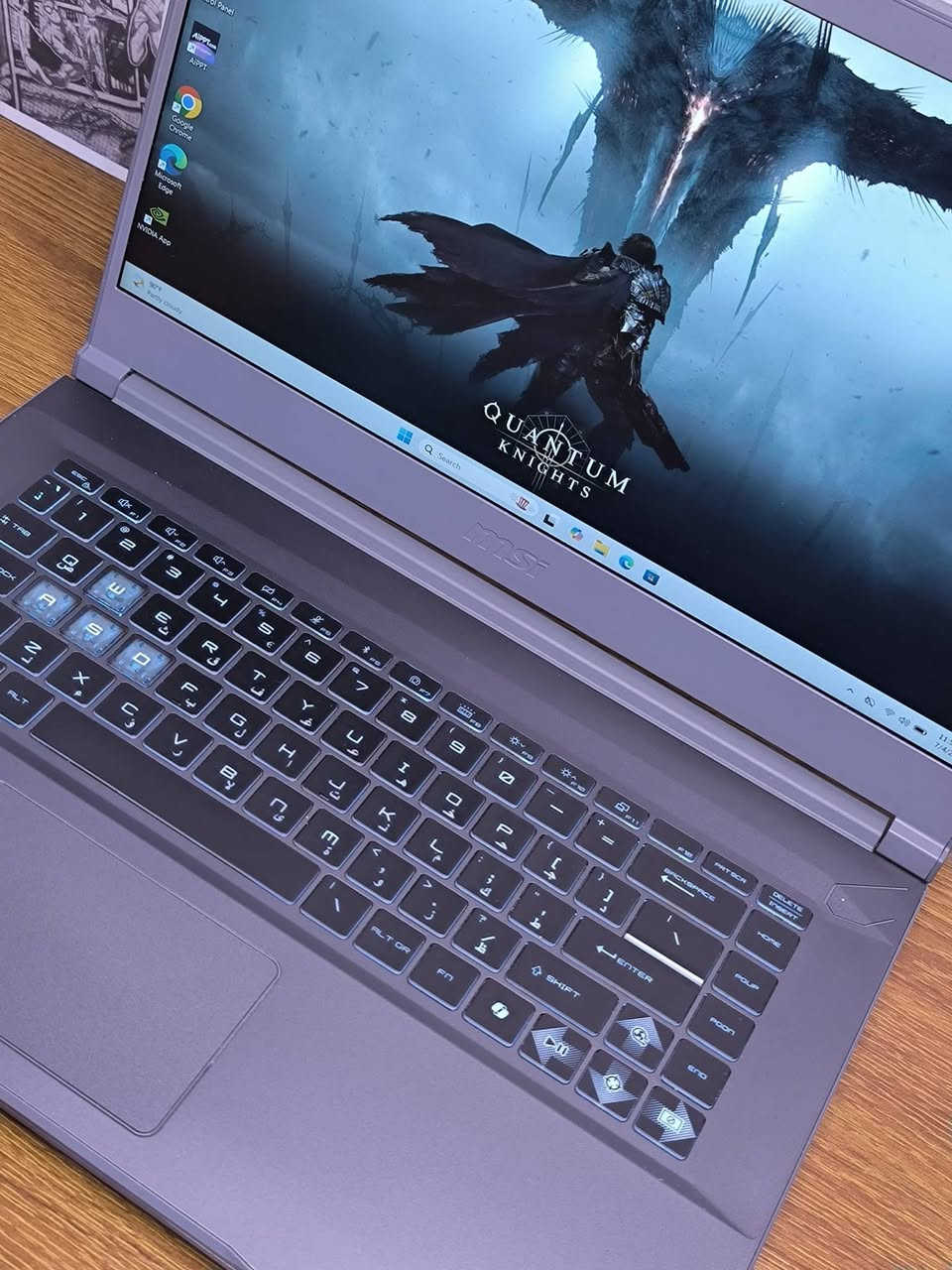 لابتوب MSI
لابتوب MSI 
شرق اوسط 
⚜️ المواصفات:
⚜️ المعالج: Ryzen 5 7535HS
⚜️ الرام: 16 كيكا DDR5
⚜️ الهارد: 512 كيكا SSD M.2 NVMe
⚜️ كرت شاشة خارجي: NVIDIA GeForce RTX 4050 — 6 كيكا GDDR6
⚜️ حجم الشاشة: 15.6″
⚜️ دقة الشاشة: 1920×1080 FHD
⚜️ معدل التحديث: 144Hz
⚜️ الكيبورد: عربي / إنكليزي — RGB
⚜️ تقنية الاتصال: WiFi 6E (160MHz)
⚜️ البطارية: 97.5%
⚜️ الحالة: لابتوب نظيف جداً
⚜️ المنافذ:
⚜️ HDMI
⚜️ LAN
⚜️ Type-C
⚜️ 3 منافذ USB سريعة
⚜️ منفذ سماعات
⚜️ منفذ مايكروفون
⚜️ منفذ شحن
📞 للحجز أو الاستفسار (متوفر واتساب): *********** – *********** 
📌 مكاني: بغداد كرادة
