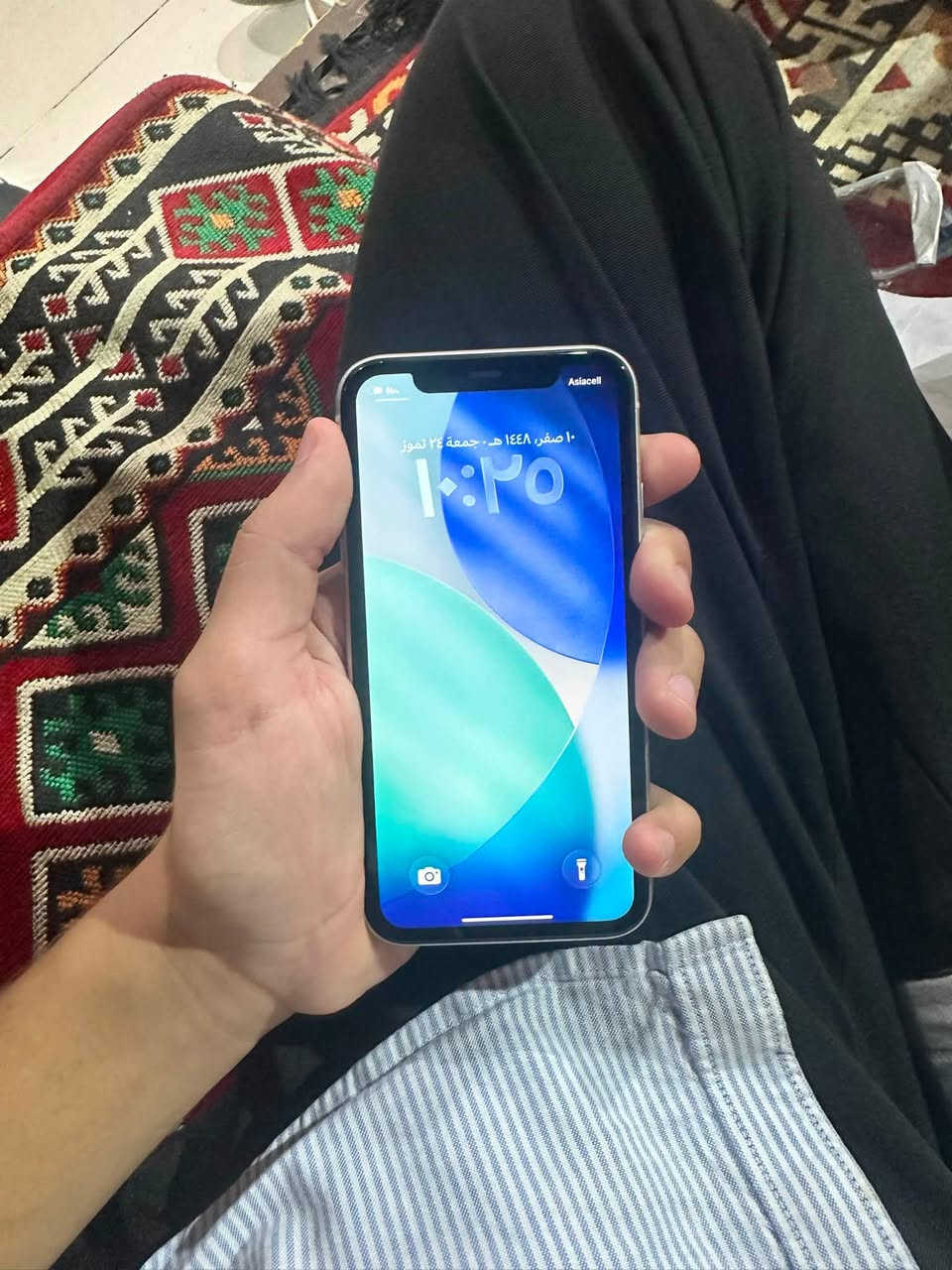 السلام عليكم للبيع ايفون 11عادي الجهاز فقط بسعرر235الف🔥🔥🔥🔥بي مجال 
مبدل شاشا وكاله✅
بطاريه 91
دبل سيمكارتH/A
ذكرةة 128
الجهاز كله شغال ومكفول 
نضافه الشاصي100:100
كامرات 
صوت
لاقطه سبيكر 
مكفول 
فيس ايدي شغال 
للتصل ***********
مكاني تكريت
