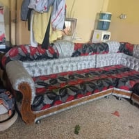 طقم خشب عراقي • ٧قطع • زاويتين ١٠م