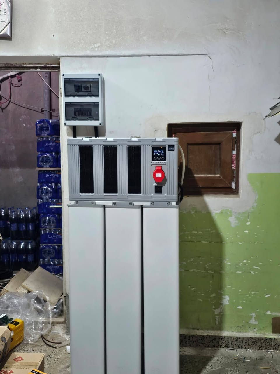 على بركة الله تم تنصيب منظومة  all in one 
سعة 50 امبير نهاري 50 امبير ليلي 3 فيز 
قضاء الدور 
موجود اقساط ماستر رافدين ***********
