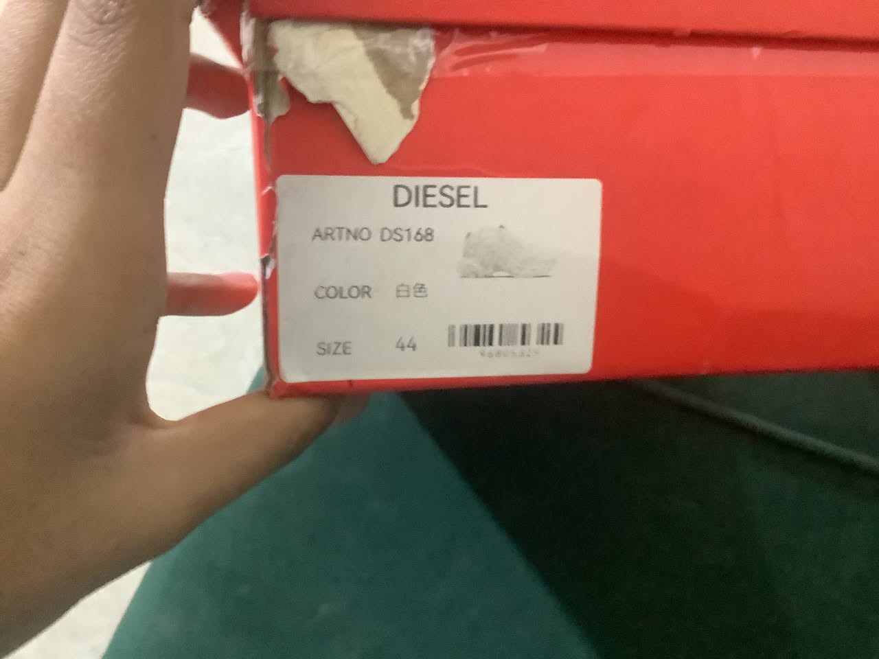 حذاء ماركة DIESEL اصلي قياس 44 سعر 75 مكاني ديالى بعقوبة عندي توصيل
ملاحظة :حذاء اصلي مو كوبي


**إذا كنت صاحب هذا الإعلان وتريد حذفه لأي سبب، رجاءا أرسل رسالة إلى الدعم الفني**