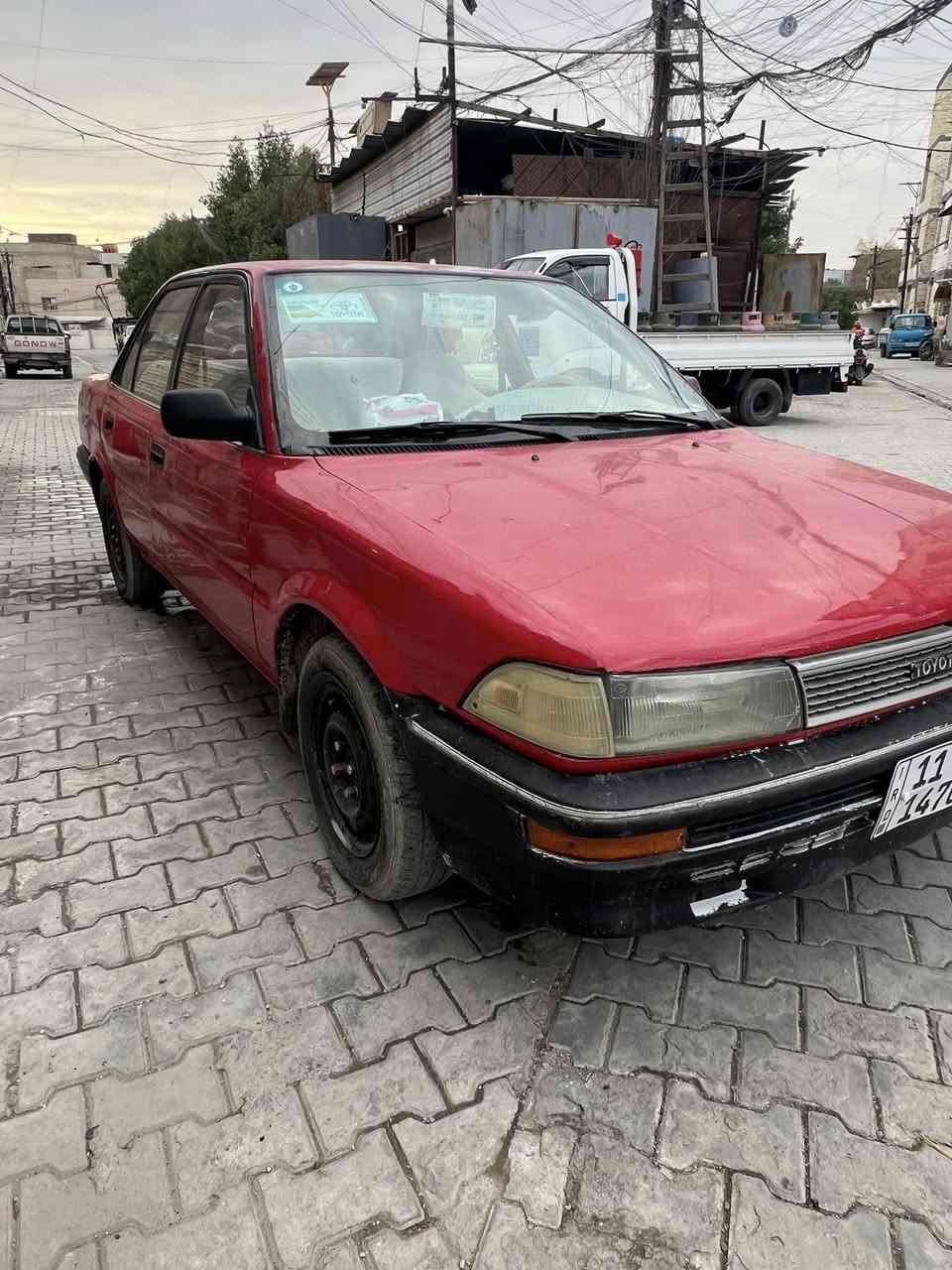 السلام عليكم 

للبيع كورولا موديل 1990 رقم بغداد انكليزي 
كير أوتوماتيك
السعر 45بيهه مجال شراي اتصل فقط ***********
