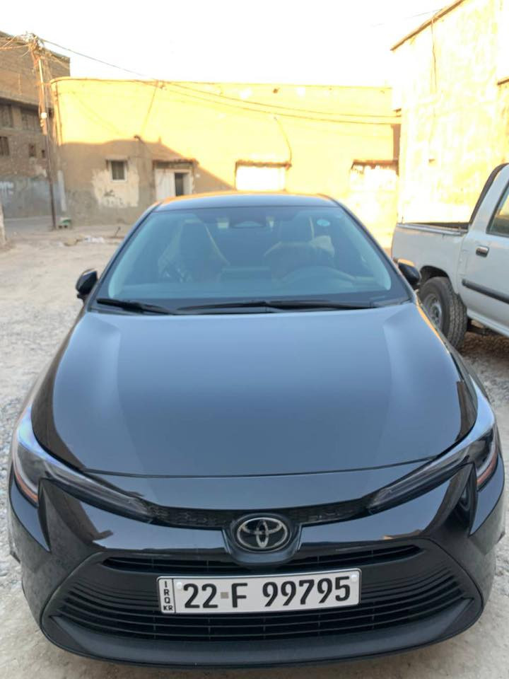 TOYOTA COROLLA 2023
٣٠هەزار مایل ڕۆیشتووە 
مواسەفاتLE
یەک بستی سبووغە خوار رەقەمی بێ ژوورەوە
کۆبۆنی مەوجوودە
*********** 
157 و مەجالی کەم
