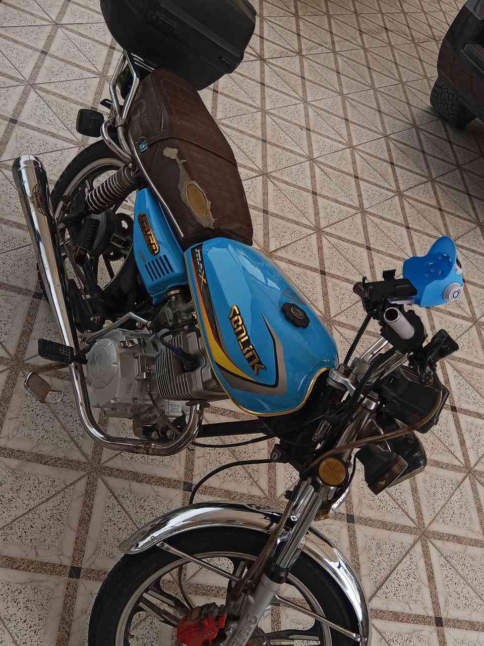 دراجه سونك للبيع حجم المحرك 150s دراجه خير من الله ومحركها مكفول ا للتواصل فقط واتساب***********المكان الحسينيه مال راشديه
