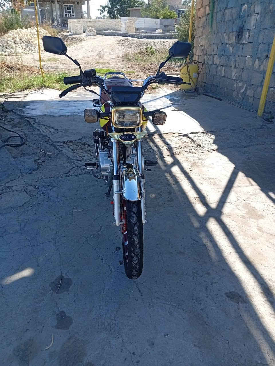 يا الله دراجه ايراني للبيع موديل٢٠٢٤ اوراق كامله جاهزه دبل بصمه جاهزه من كلشي  السعر ٧٥٠ الف  المكان الصقلاويه مكلف بلنشر رقم صاحب الدراجه ***********/ ***********
