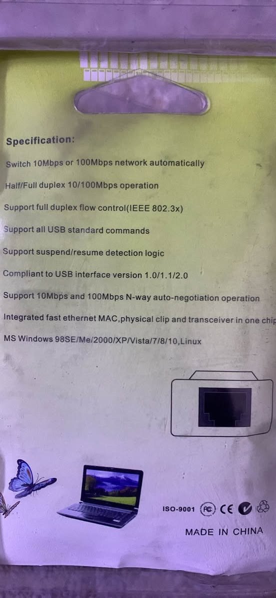 usb 2.0 Ethernet Adapter شمشمل, السليمانية


**إذا كنت صاحب هذا الإعلان وتريد حذفه لأي سبب، رجاءا أرسل رسالة إلى الدعم الفني**