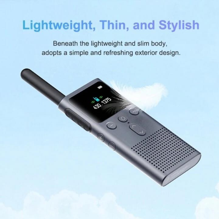 جهاز لاسلكي شركه شاومي ..
جديد غير مستخدم ..

المميزات:

1. تصميم رفيع للغاية وأنيق، حجم صغير، سهل الحمل.

2. شاشة ملونة مقاس 1.77 بوصة، واضحة، سهلة الاستخدام، وجميلة.

3. يدعم منفذ 3.5 مم وسماعات بلوتوث، لتجربة استخدام مريحة، بدون استخدام اليدين.

4. بطارية مدمجة بسعة 2190 مللي أمبير/ساعة، تدوم حتى 120 ساعة من وضع الاستعداد، ويمكن استخدامها بشكل متواصل لمدة 15 ساعة، مما يوفر عمر بطارية طويل.

5. يدعم الاستماع إلى قنوات FM بتردد 87-108 ميجاهرتز.

المواصفات:

1. طاقة الإرسال: - 5 واط

2. الأبعاد: 55 × 22.7 × 170 مم (بما في ذلك طول الهوائي 50 مم، وسمك المشبك الخلفي 7.7 مم)

3. الوزن الصافي: 139.5 جم

4. حجم الشاشة: 1.77 بوصة

5. دقة الشاشة: 128 × 160

6. نوع الواجهة: USB Type-C

7. نوع البطارية: 2190 مللي أمبير/ساعة (8.3 واط/ساعة)

8. حساسية الاستقبال: -122 ديسيبل (12 ديسيبل SINAD)

11. معلمات الإدخال: 5 فولت 2 أمبير

12. الجهد الاسمي للبطارية: 3.8 فولت

13. مستوى الحماية: IP54

14. مقبس سماعة الرأس:٣.٥ مم

١٥. نطاق القناة: ٤٣٠,٠٠٠ ميجاهرتز - ٤٤٠,٠٠٠ ميجاهرتز

١٦. تغطية مركزية: ١٠,٠٠٠ متر مربع؛مسافة الاتصال داخل المدينة: ١-٥ كيلومترات

١٧. اللغة: تدعم الصينية والإنجليزية

قائمة العبوة:

جهاز اتصال لاسلكي × ١

كابل شحن USB-C × ١

دليل التعليمات × ١⁩

ملاحظه السعر في متاجر العراق ( 200 الف للزوج ) .

السعر عندي ( 150 الف فقط ) .. 

متوفر توصيل كل العراق 5 الف ..


**إذا كنت صاحب هذا الإعلان وتريد حذفه لأي سبب، رجاءا أرسل رسالة إلى الدعم الفني**