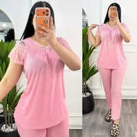 تراك بجامة طويلة • خامة زبدة • موديل ٨