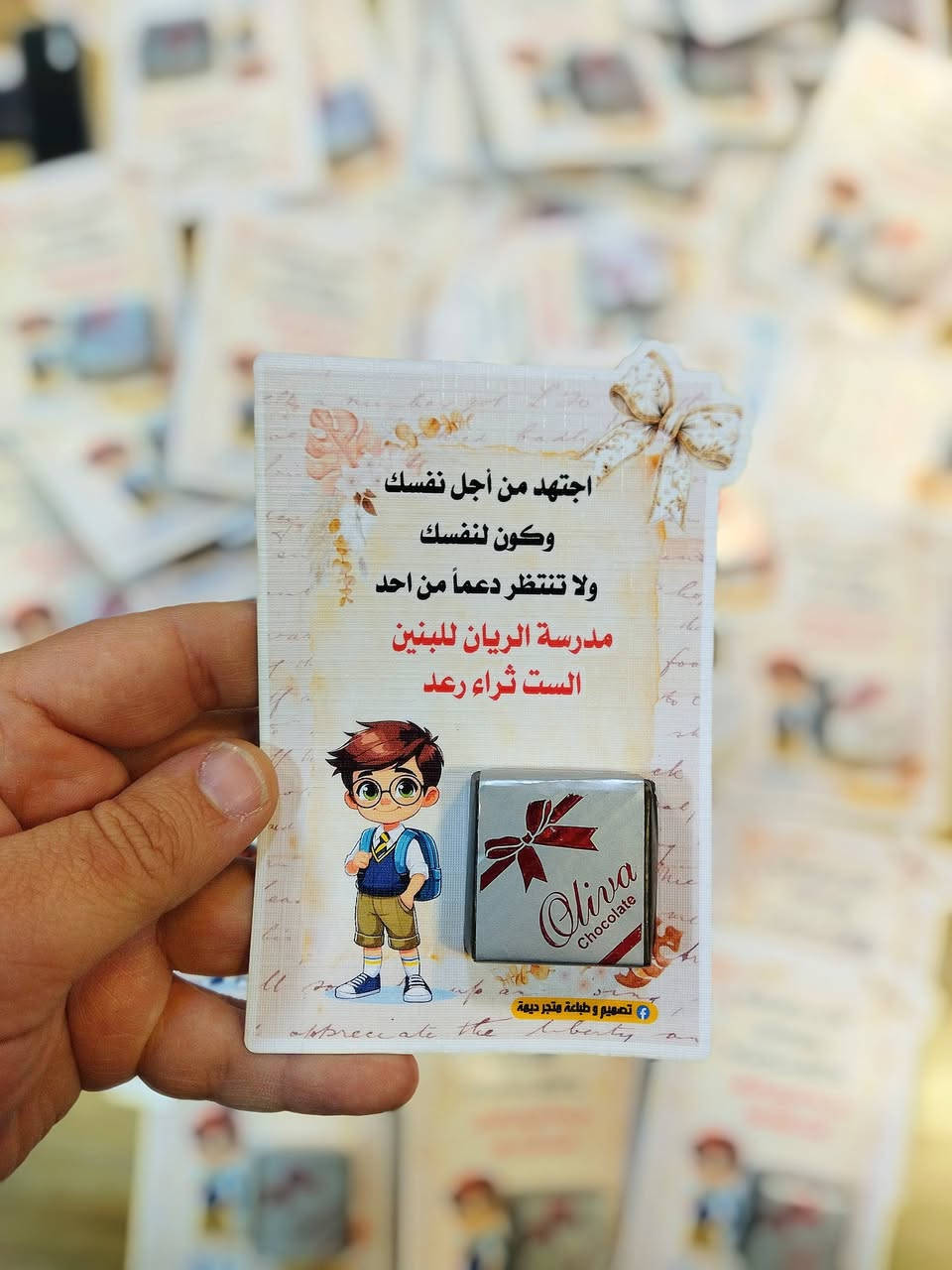 للتميز والدقة عنوان وهو متجر ديمة 😎
كما عودناكم متجر ديمة معكم في جميع مناسباتكم 
#توزيعات طلبية كادر التدريسي لمدرسة الريان للبنين لتكريم الطلبة 
شكرا لثقتكم باعمالنا واسعارنا وجودة مطبوعاتنا 
  متجر ديمة وانتظروا بالجديد والفريد 😎
نتقن اعمالنا بإخلاص ونتفنن بكل جديد ونبتعد عن ((التقليد))😏
كما عودناكم  متجر ديمة معكم في جميع المناسبات
يوجد تجهيز جملة و مفرد 
يوجد خدمة داخل الموصل ايمن وايسر   ٣٠٠٠
وتوصيل لجميع المحافظات ٥٠٠٠
للاستفسار مراسلة بريد الصفحة او  الاتصال بالرقم *********** عمر ابو ديمة 
العنوان 📍 موصل حي البلديات داخل فرع مصور الوسيم 

#متجر_ديمة #متجرديمة_٢١ #متجر_ديما #متجر_ديما_٢١
#متجر_دودو #متجر_دودو_٢١ #طباعة_ديمة #متجر_ديمة_للطباعة #متجر_دودو #دودو_ستور #دودو_ستور_٢١  #تصميم_وطباعة_متجر_ديمة #مشاهير_الموصل #تصميم_وطباعة_متجر_ديمة #اكواب_حرارية #اكسبلور #خرائط_كوكل #اكرلك #بروش_تكريم #تصميم_و_طباعة_متجر_ديمة #طباعة_متجر_ديمة #حي_السكر #حي_البلديات #حي_الحدباء
#D_Dima_store 
#d_dima #d_dima_store
