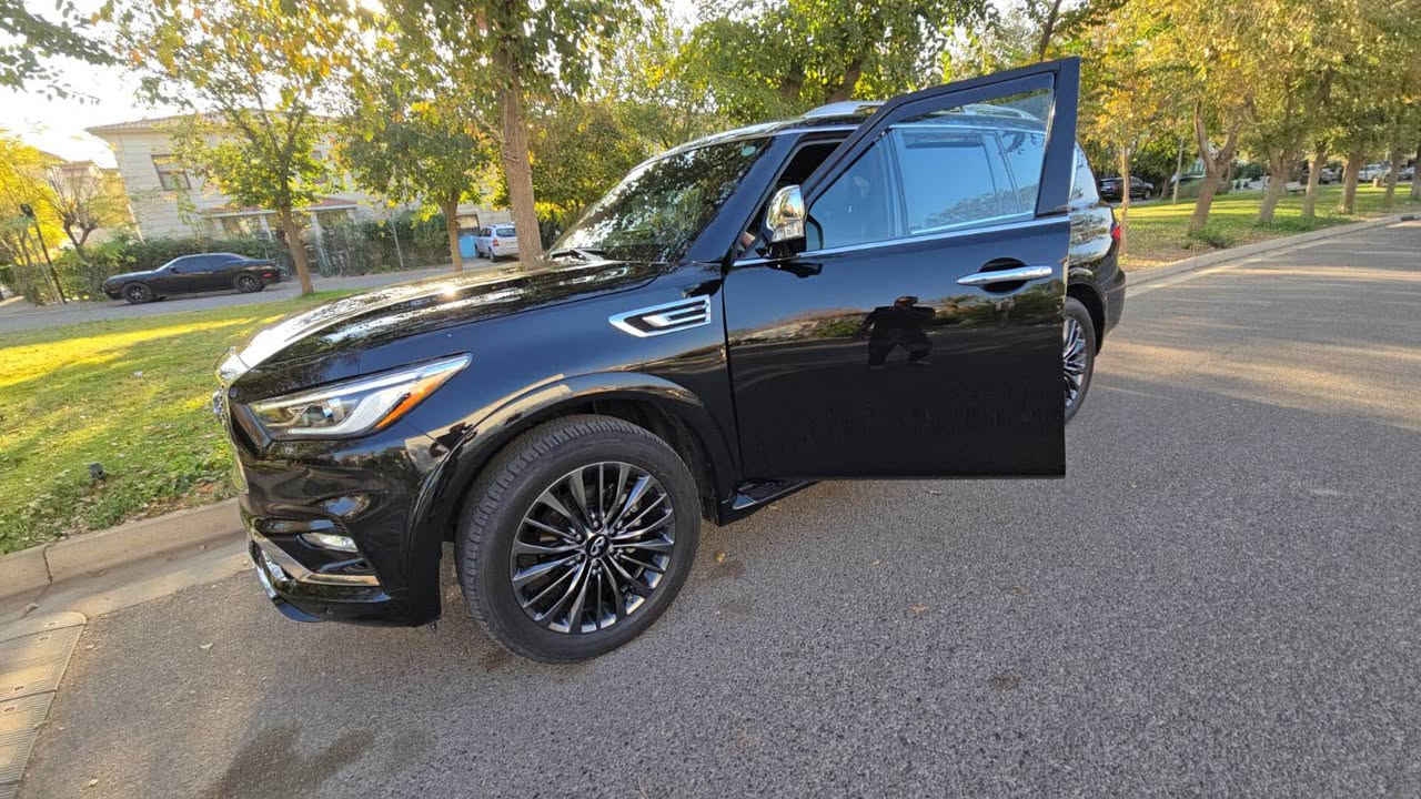 تلفون ***********
اينفنتيQX80 2024
مواصفات فول فول ٥ كامره رادار حساسات سندوق شفت لايت زينون كوشن جلد كوشن كاره با دبل اكسل كوشن تدفيه شغال فول فول مواصفات ماشيه ٦٥ الف كيلو
رقم سنوي هزه جديد تحويل وكاله غرامات ب شرط
صبوخ ٢ قطعه بدون دواخل بدون ارباكات 
سعر ٤٩٥ ورقه بها مجال اكر, نينوى

