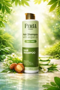 شامبو بيرلا خالي من الاملاح باسك بزيت الأرغان (Perla Pasque Hair Shamp...