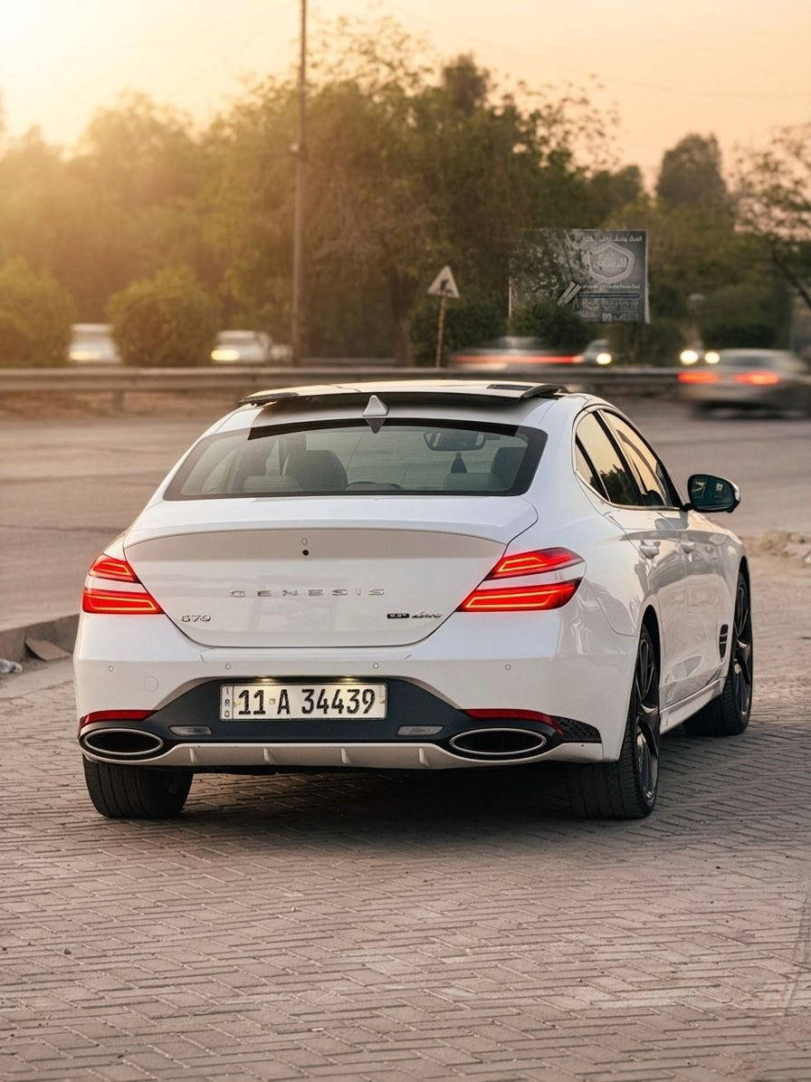جينيسس G70 برستيج اعلى فئة
ملاحظة اقره التفاصيل زين 
جينيسس  G70 V6 4wd
3.3 توين توربو
كير 8 نمر 
الموديل 2022
الممشئ 49 الف M 
اللون ابيض 
الضرر جاملغ أمام فقط بدون 
شاصي ودواخل ولغد
الفئة برستيج اعلى مواصفات
داخل جلد بقلاوة كريمي 
سقف وتكم ودشبول خلفي كنتارا اسود
اربع كامرات 
بصمات صندوك مع بيبان  
ويل 19 تو سايز مع اطارات مشلن بلادي
فجوج بريمبو احمر
رادار امامي وخلفي وجانبي وخروج عن المسار
داتا شو عالجامة الامامية
حساس امامي خلفي
كشنات تدفئة تبريد وسترن هيتر
كشنات وستيرن كهرباء مع خاصية الخزن
منفذ شحن وشاحن وايرليس
لايت اوتو
ماسحات اوتو
مرايا جانبيه شفط واشارة وهيتر ورادار وقلاب 
صندوك كهربائي
فتحة سقف بانوراما
سستم صوت ليكسكون
تشغيل عن بعد
شفتات ستيرن
كيجات الكتروني
جام اوتو دبل
بك موث مدخل هواء
رقم بغداد تحويل ثاني يوم
السعر 220 قفل 
***********
