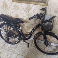 بايسكل شحن للبيع سرعة 40 بي 9سرع عكرب الورة 7 نمر بريكات شغالة كهربائي...