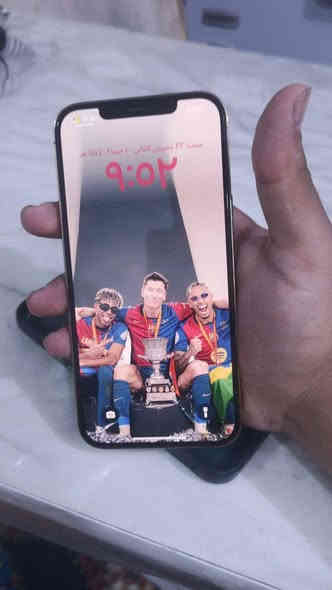 السلام عليكم
 آيفون ١٢ برو ماكس نموذج m الامريكي 📱
 ذاكره ٢٥٦ 🈹
لون الذهبي المميز ⭐
جديد مابي شخط📴
 مامبدل بي فقط بطاريه اصليه مكان
 بغداد الغزالية رايده ب٤٧٥ وبي مجال بسيط ***********
