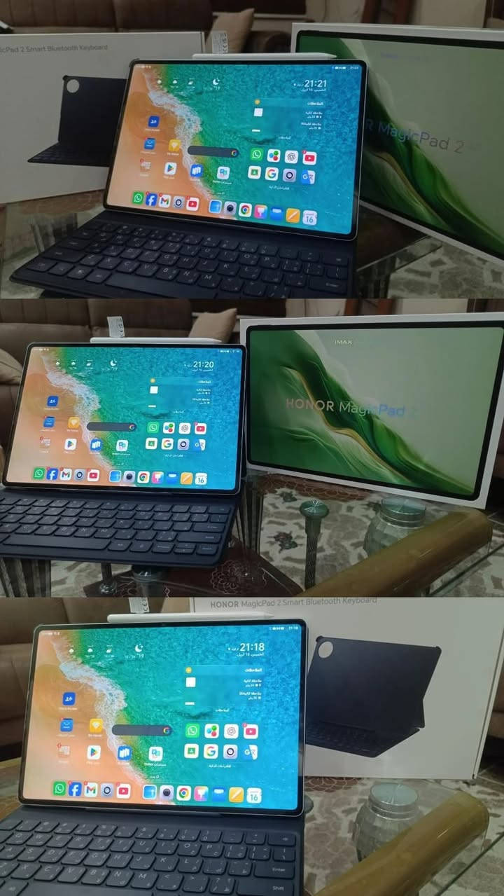 هونر ماجك باد 2

الشاشة12.3 بوصة - 144 هرتز - OLED

الذاكرة الداخلية256  جيجابايت الرام 12

الكاميرا13 ميجابكسل

المعالجSnapdragon 8s Gen 3

البطارية والشحن السريع10050 مللي أمبير - 66 واط

‏السعر ￼٧٠٠  قفل الرجاء المو شراي ليعلق


**إذا كنت صاحب هذا الإعلان وتريد حذفه لأي سبب، رجاءا أرسل رسالة إلى الدعم الفني**