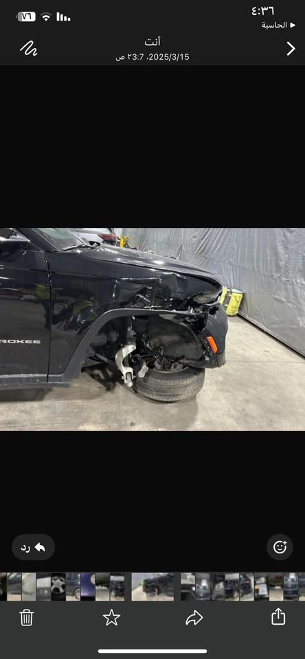 السلام عليكم چيب شيروكي الشكل الجديد موديل 2023وارد امريكي حادث جدا بسيط رقم اربيل السيارة 5 راكب مكاني البصرة السعر 330 الاستفسار ***********
