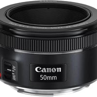 بۆ فرۆشتن  canon 50 mm 1.8 F STM   لۆک ٣-٤ جار بەکارهاتووە  پاکەت و هە...