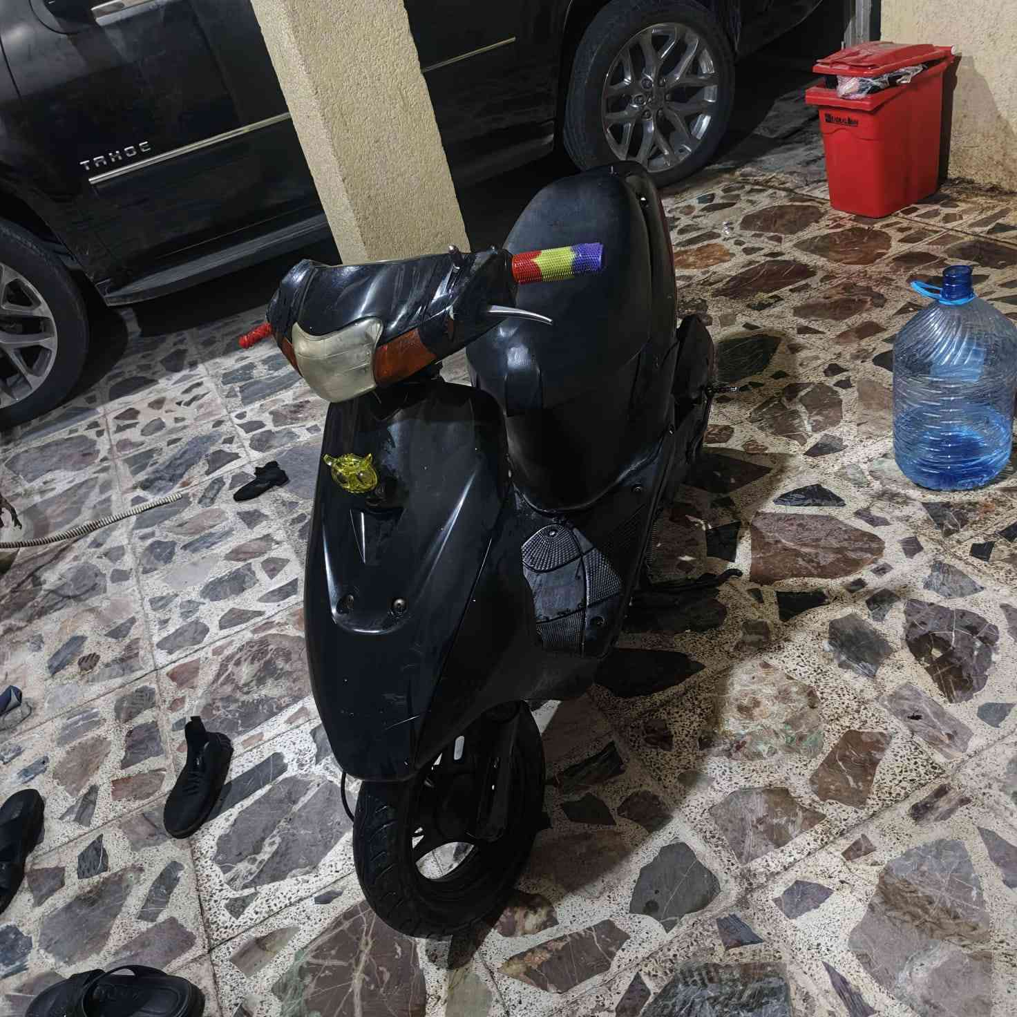 دراجه للبيع مجفته مره وحده شغاله سلف هندر كهربايته شغاله جاهزه من كلشي نضيفه سعر250عنواني مجر ***********
