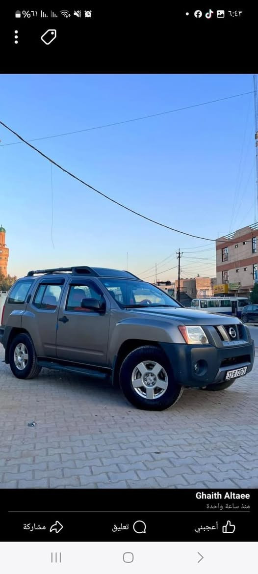 نیسان اكستيرا 2008 وارد امريكي كلين تایتل
محرك + كير + جدد مكفول كفاله عامه 

بيها قطعه وحده بدون دواخل 

رقم بغداد بأسمي تحويل ثاني يوم  ( لوحات + هزة جدد )

محرك 6 سلندر ، كير اوتوماتيك ، تو ويل درايف

تخم تاير اصلي 

ضايفلها بروجكترات زنون 

مكاني بغداد البياع 

الرقم : ***********

السعر : 105 وبيها مجال
