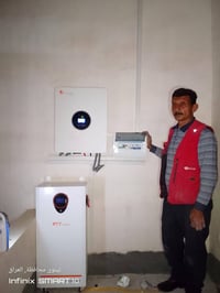 طاقة شمسية • ألواح 625 واط • بطارية ليثيوم 15 كيلو