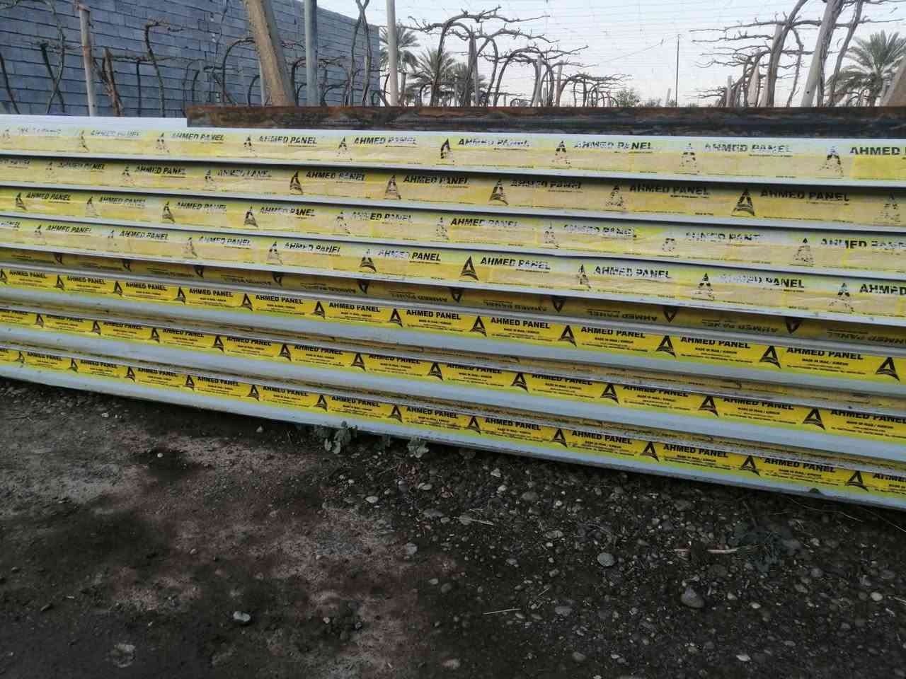 السلام عليكم يوجد لدينا سندويتش جديد ٤قطع طول ١١متر ٦قطع ١٢متر سعر المتر  ١٠وربع حجز عله هذه رقم ***********
