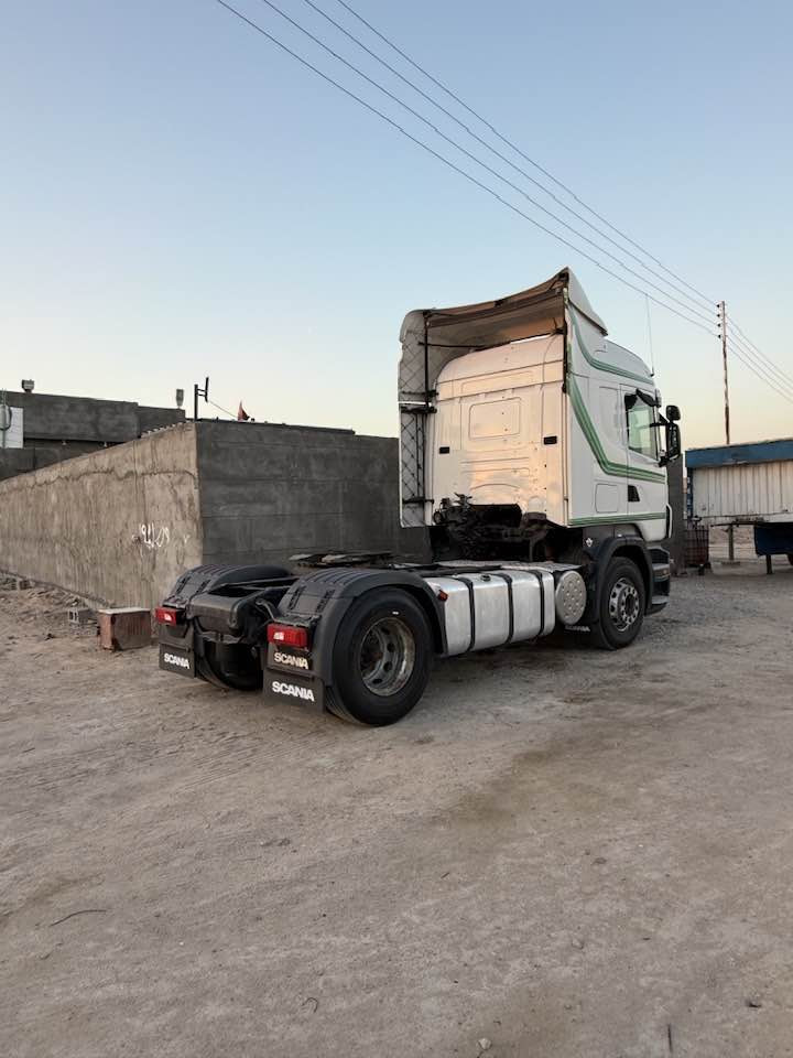 سلام عليكم سكانيه راس تريله 2007 
رقم أربيل بسم شركه مسجله قلاب  محرك 500 انجكتر تخم تاير شاصي قماره كله مكفول سياره جديده وجاهزه كل نقص ما بيه السعر 160 وبيه مجال 
مكان بصره الزبير ***********
