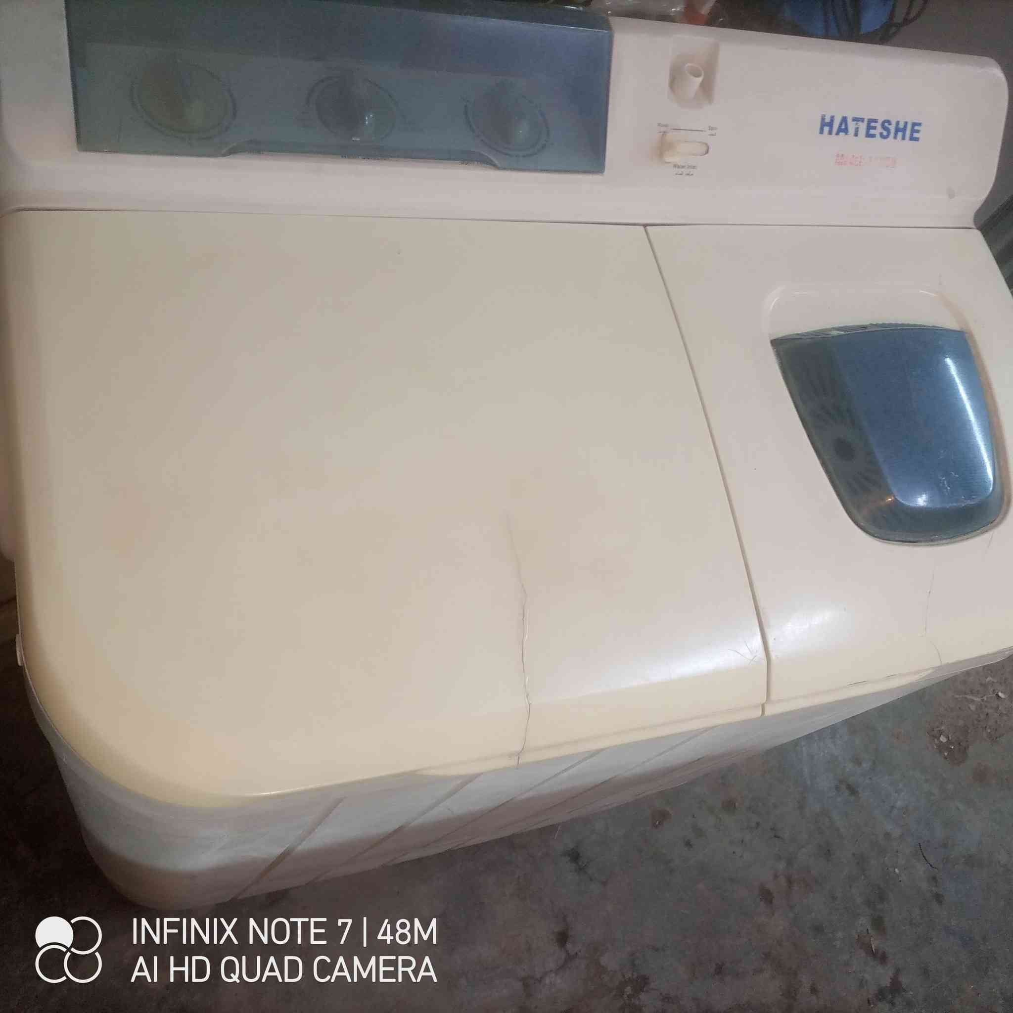 غساله هيتاشي للبيع نظيفه شرط تاخذها بيها عيب مرجوع غسل تنشيف السعر٥٠الف الاتصال***********
