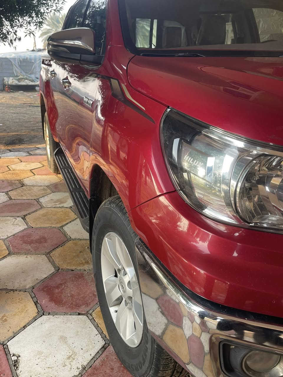 سلام عليكم للبيع تيوتا هايلوكس موديل 2019 فورويل كويتي كير اوتماتيك مكفوله كفاله عامه رقم كربلاء انكليزي بسمي سنوية مجدده مكان السيارة بابل مهناويه ***********
