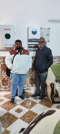 منظومة شمسية • بطارية ليثيوم 5kW • ألواح لونجي 615W