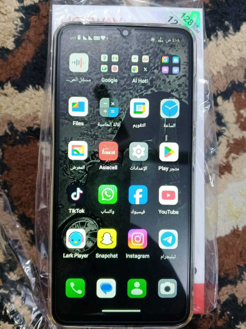 سلام عليكم للبيع جهاز جديد بلكارتونه استخدام يومين نوع جهاز HOTWAVهوت ويف A17برو ماكس ذاكره 128رام 12 بصمتين جهاز تكنيك شحن كلش حلو سعر 140وبي مجال قليل مكاني بغداد المشتل رقم ***********واتساب
