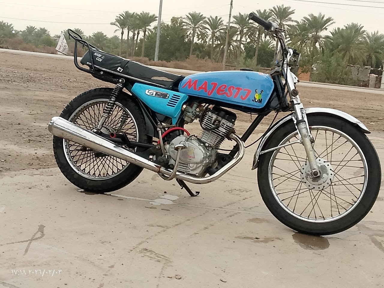 السلام عليكم دراجه تايكر للبيع كلك كلك موديل 20 الدراجه مكينتها خير من الله  طياره حط بانزين وروح بيها وين ماتريد   السعر 250وبيها مجال حك الجيه  ممتواجد ع الفيس متواجد👈 *********** مكاني حله في قضاء المحاويل قرب مفرك السده
