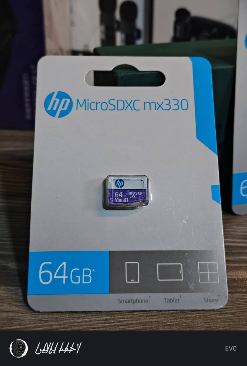 متوفر أصلي غير مستخدم  السعر 15
بطاقة ذاكرة HP 64GB MicroSDXC mx330
السرعة: فئة 10 (Class 10) مع سرعة قراءة تصل إلى 100 ميجابايت/ثانية.           4K. U3 V30


**إذا كنت صاحب هذا الإعلان وتريد حذفه لأي سبب، رجاءا أرسل رسالة إلى الدعم الفني**