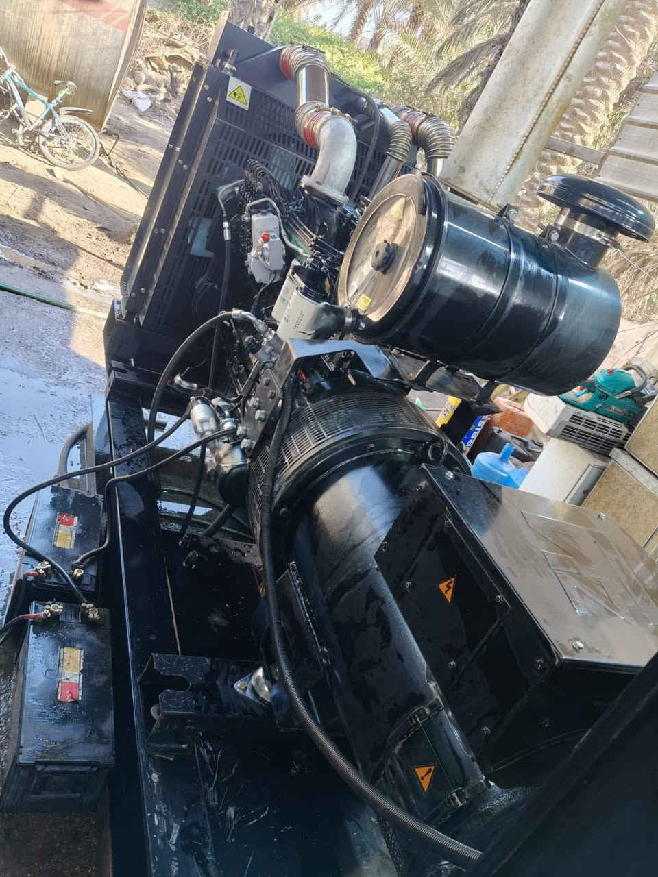 كمنز ١١٤ للبيع
٢٤ ولف
راس توليد ٢٥٠ kav لوري سمر اصلللي غير مفتوح 
المولد حيل حلوه ومناقصها شي جاهزه للحمل لاصرف ولا تبخير 
شباب المولد مو من ذني السوكيات مولد تعتمد عليها 
السعر ٧٠ ورقه وبيها مجال قليل 
مكاني حي الجهاد 
***********
