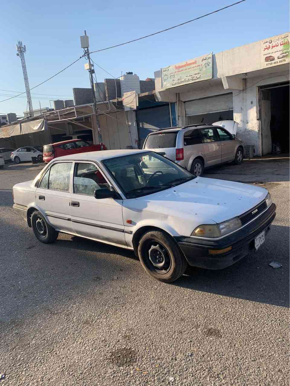کرۆلە مۆدیل ١٩٩٠تەبرید پاوەر گیرو مکینە بەشەرت  توندوتۆلی کارەبای بەشەرت ئەوەلیاتی مرور بەشەرت بی دحم بەشەرت سبوخ حام  نبی حزام نبی سحری ١٩وەرەقە مجال رقم تلەفۆن *********** أربيل, العراق
