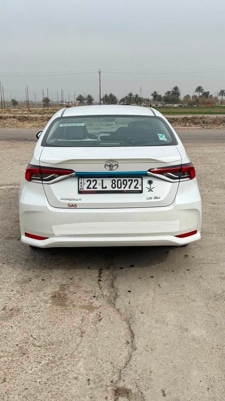 السلام عليكم
كورلا خليجي SAS
2024 رقم اربيل ب اسمي 
ماشية 60km
فول 
فتحة / بصمة / دخول ذكي 
شاشة كامرة 

السيارة مكفولة
 فقط يوجد مكانين بارد 

السعر (175$) بيها مجال بسيط 

بغداد / الدورة 
للتواصل مع الرقم مكلف بالنشر 

***********
