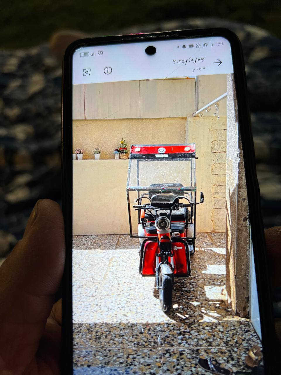 دراجة شحن 5 باتريات 3 نمرات مكانه بغداد الشعب السعر 800
*********** البيع
