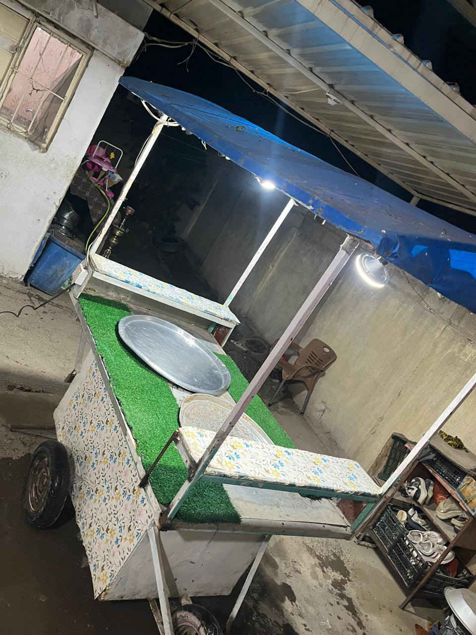 مرحبا...
#عربانة اكل كاملة مع طباخاتها وكامل ملحقاتها
السعر ١٨٠الف وبيها مجال 
العنوان بعقوبة 
#كرفان تواليت+حمام  كامل مكمل 
السعر ١٦٠الف 
رقم الهاتف  ‏‪***********‬‏
