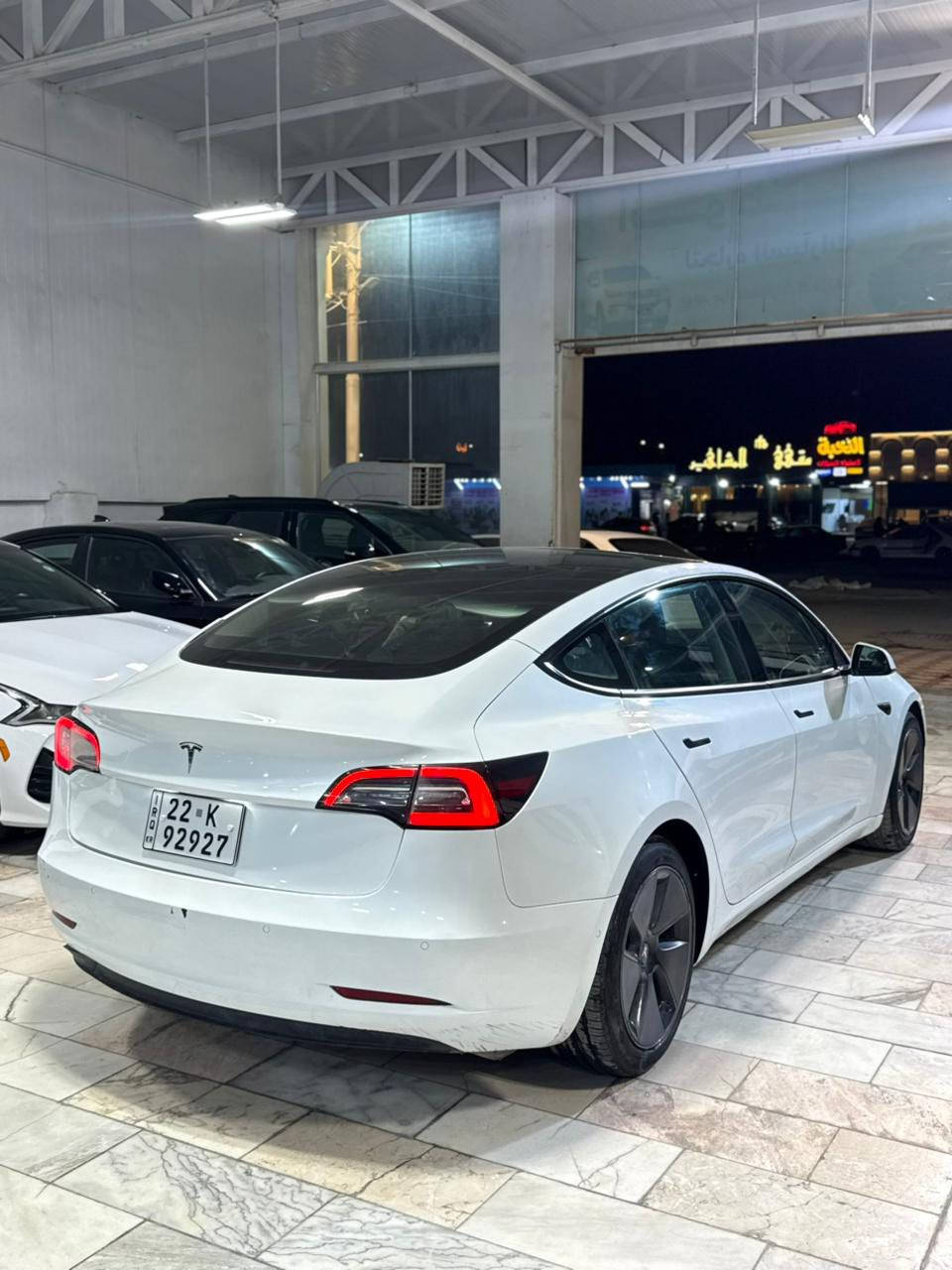 السلام عليكم تيسلا مودل 3 موديل 22 رقم اربيل حادث جاملغين وبنيد السيارة ماشية 50 الف كيلو متر مكان السيارة نجف السعر 155 بيها مجال بسيط ***********
