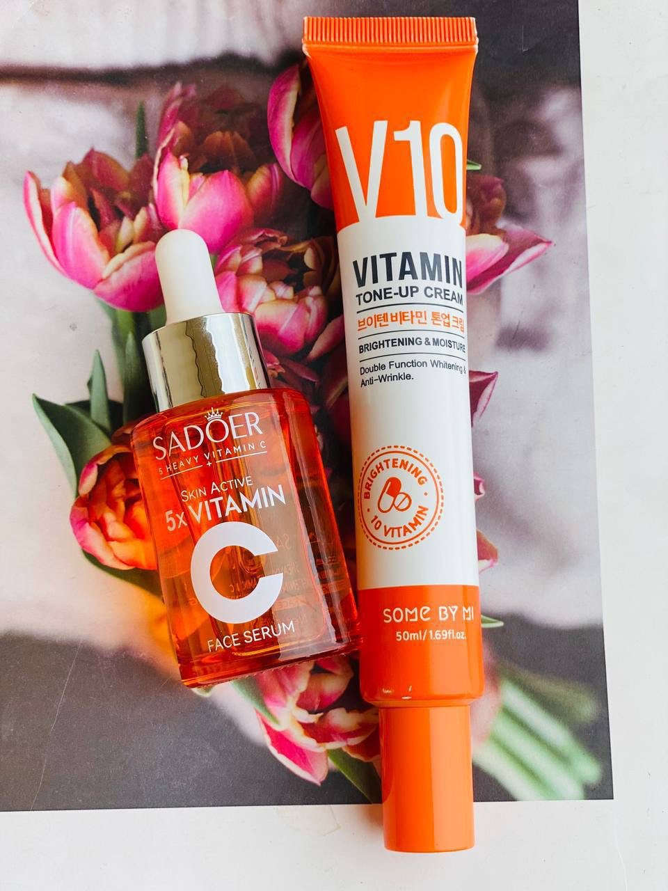 بكج النضارة (فيتامين C + كريم V10) 🧡✨
🌟 (النضارة الفورية) العنوان: بكج الإشراقة البرتقالية.. ودعي البهتان واستقبلي النضارة! 🧡✨

• الوصف: سيروم فيتامين C وكريم V10 لإعادة الحيوية واللمعة الصحية.

• الهك: السيروم أولاً ثم الكريم لقفل الرطوبة.

 #نضارة_البشرة #فيتامين_سي #بنات_بغداد #اكسبلور_العراق


**إذا كنت صاحب هذا الإعلان وتريد حذفه لأي سبب، رجاءا أرسل رسالة إلى الدعم الفني**