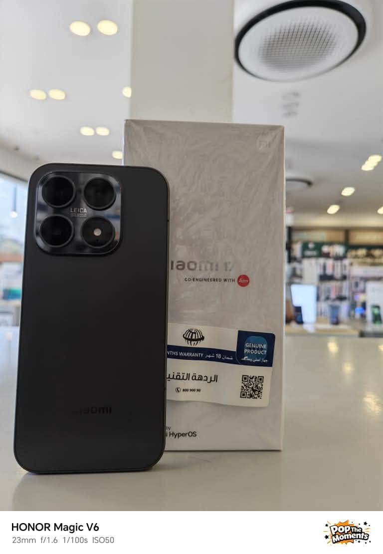 Xiaomi 17 Black
الذاكرة 512 الرام 12

السعر مليون و100
العنوان حله 
***********
***********
