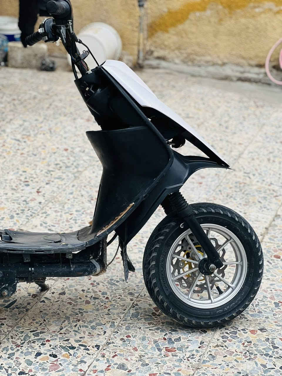 السلام عليكم دراجه للبيع  خمسه وخمسين المكان بغداد حي اور السعر تلثميه وبيه مجال ***********👍☘️
