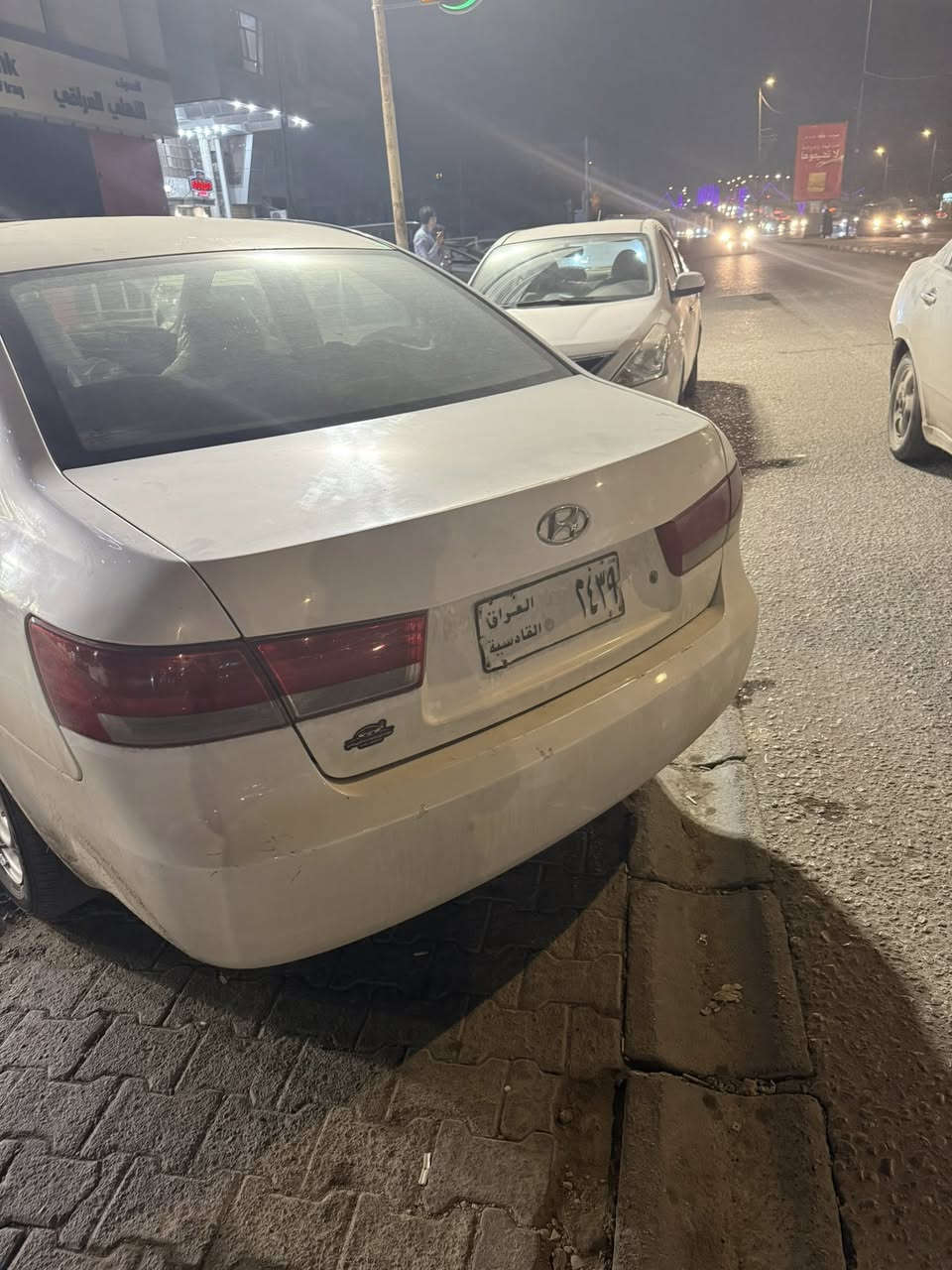 سوناتا 2006 خليجي 
محرك 2400 فوول مواصفات عدا الفتحه 
رقم قادسيه  مميز مكمل كل معاملته باقي فقط تبديل لوحات انكليزي ومدفوعه كله 
سنويه جديده السياره نظيفه ونصبتها حلوه 
تخم تاير جديد حداديه كلها جديد امامي خلفي 
كير ومحرك جدد ما ناقصه اي شي 
ستوني صابغها حزام اثر جراد 
مكفوله من الضربه القويه يعني لا شاصي ولا حوض 
ولا لغود مكان السياره نجف 
السعر 88 
*********** اي استفسار هذا رقمي ما متواجد عالفيس
