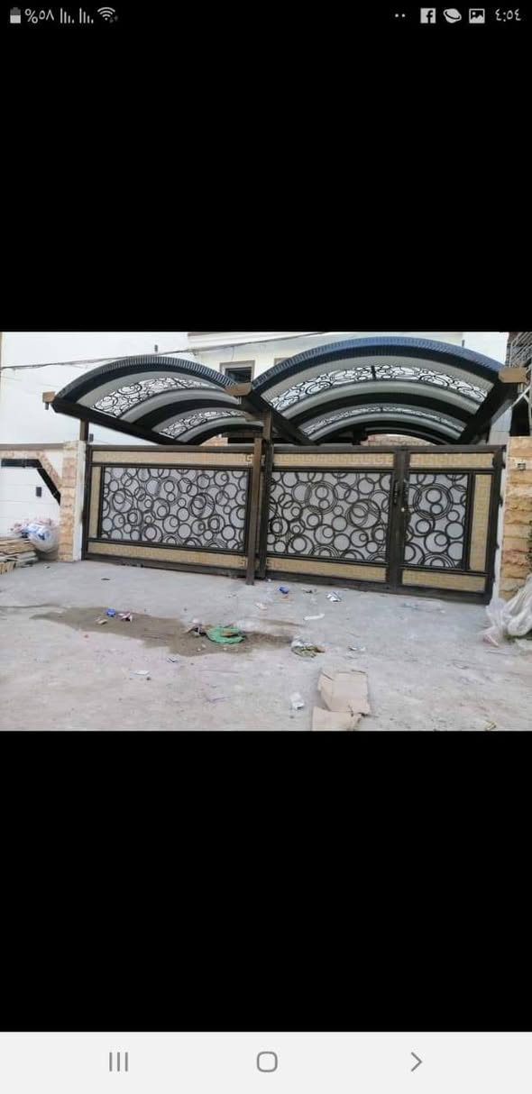 ابو حسن الحداد مستعدون لعمل الجملونات والاسقائف والهيكل الحديد هاتف *********** و***********
