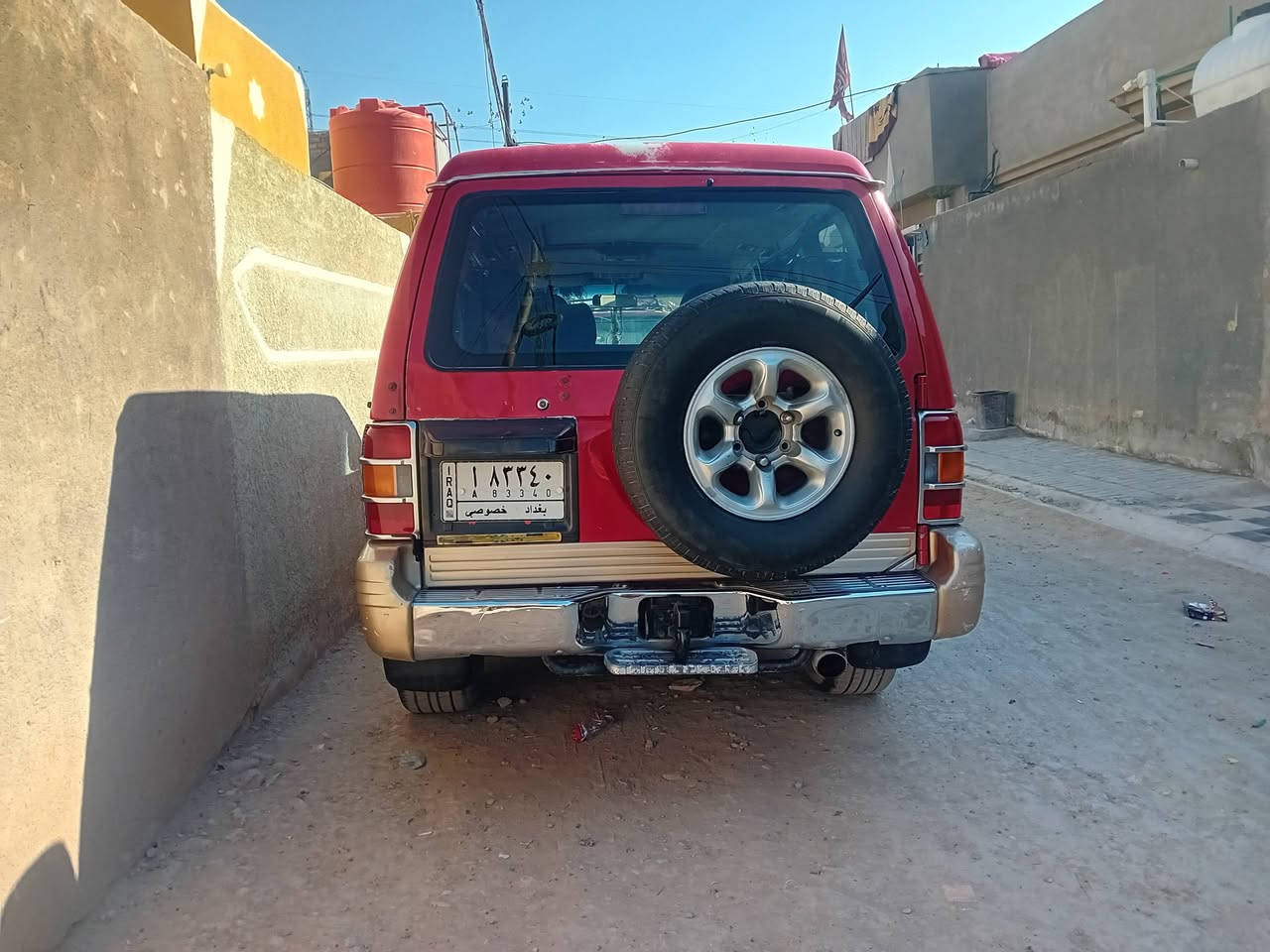 سلام عليكم باجيرو ٩٥ كير ومحرك بلاد مكفوله فقط صبغ حزام للجماليه رقم بغداد بأسمي تحويل ثاني يوم مكان بغداد للبيع او مراوس حسب القناعه للإستفسار ***********
