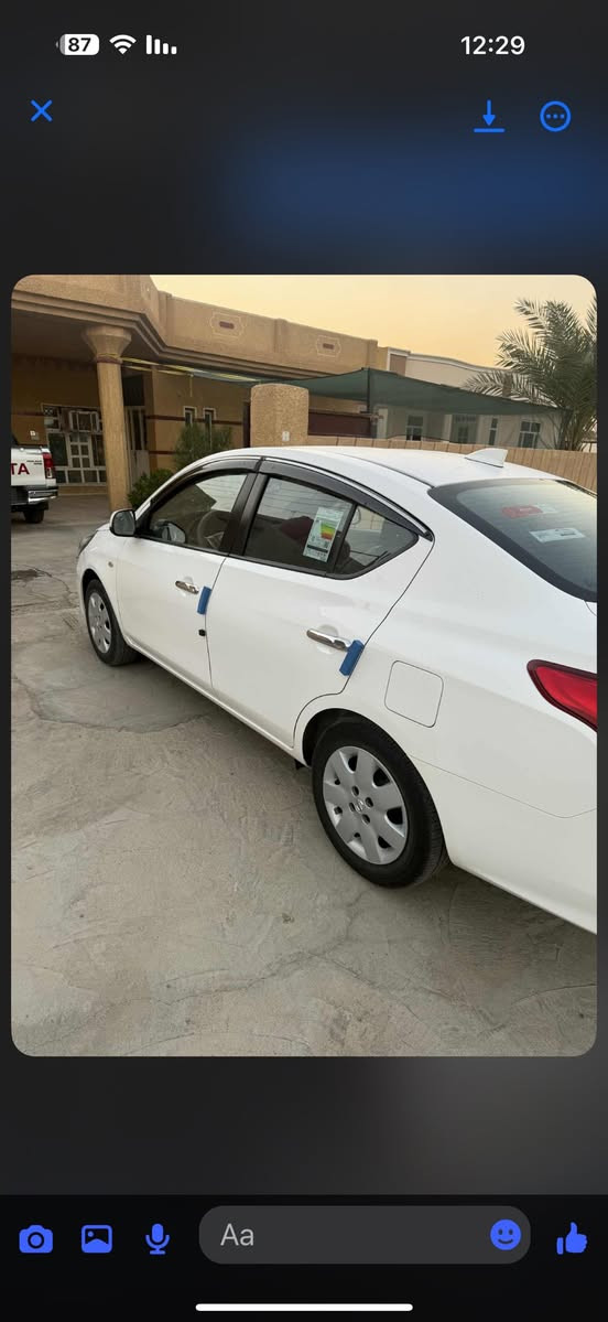 اللبيع سني هندي موديل 2024 سعر 112 بيها مجال بسيط بس بيها تبديل قطعتين سياره خير من الله ما عده القطعتين ماشيه 46 صاحب سياره ***********
