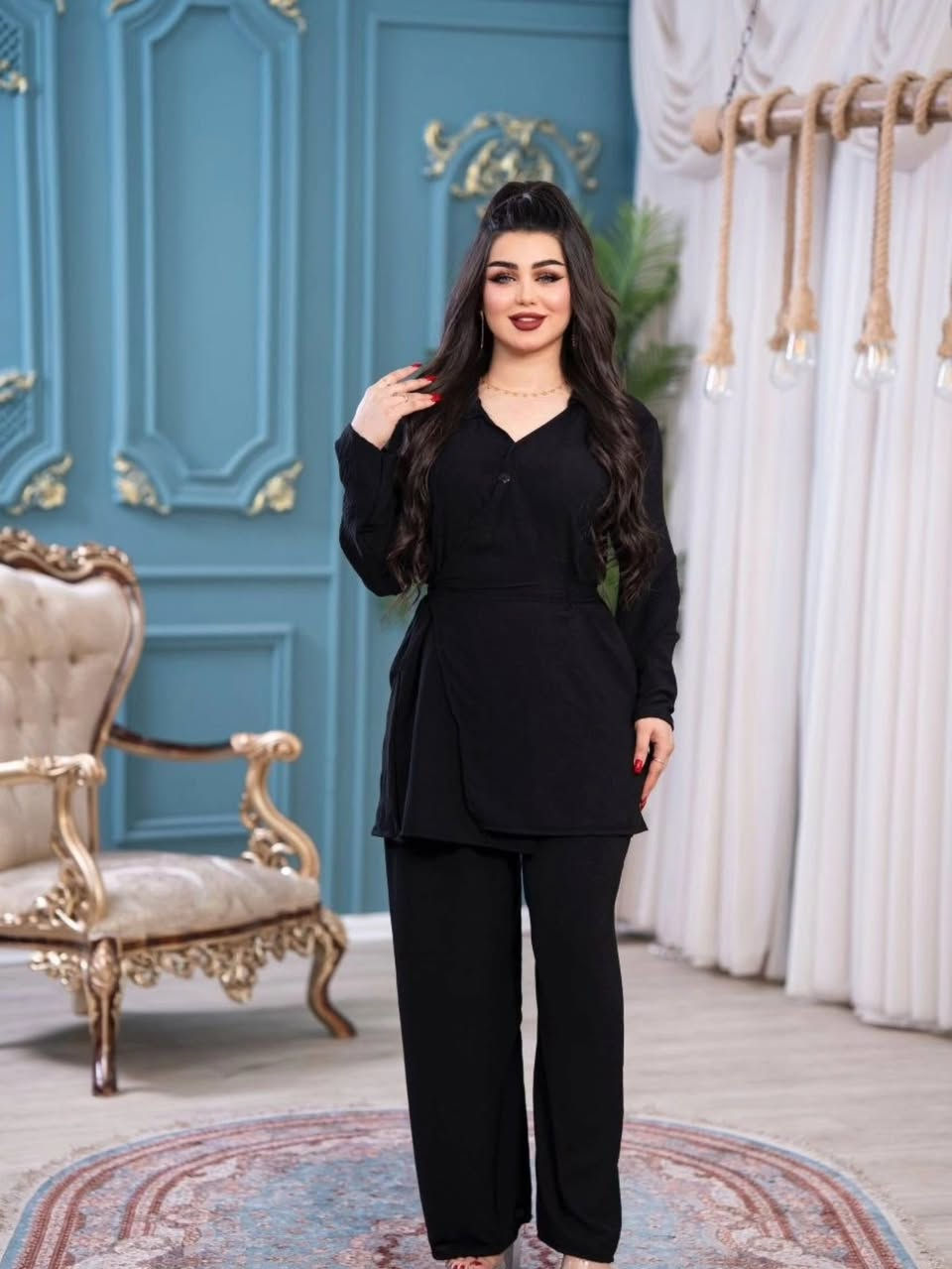 تراك نسائي ✨
خامة لينن مع تول ناعم سواد فاحم 🧵

فري سايز يلبس حد 85 كيلوو

سعر  12.000 الف 💸

توصيل جميع المحافظات 🚚
//*********** //
#ملابس_نسائيه#ماركات_عالميه#الاكسبلور
