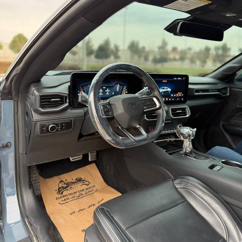 فورد موستانك GT 5.0 
الموديل : 2024 
اللون : سمنتي ( اللون الجديد )  
رادار جانبي 
رادار امامي 
داخل اسود جلد 
كير 10 نمر
كشنات تدفئة وتبريد 
اكتف كزوز 
هندبريك بصمة 
تحديد مسار 
مري حساسات 
ستيرن تدفئه
شاشة الكتروني داخل الجديد متصل بالكامل
شفتات ستيرن 
ليد داخلي 
اوتو هولد 
6 مودات قيادة 
عداد الكتروني 
حساسات 360 درجة امامي وخلفي 
كاميره خلفيه
كروس سرعه 
المسافه المقطوعه : 10000mi مايعادل 16000 كيلو 
الضرر : جاملغ السكن وباب السكن صبغ وجاملغ السايق كلير فقط وبيها ملاحظتين صغيره بخصة بكد الاصبع بالبنيد وشبر بالجاملغ الخلفي بارد السيارة فقط ايرباك تكمة بدون سيترن وبدون دشبول

السيارة مناقصها ولا درهم صرف لادهن ولا دسكات ولا اي ملاحظة كير ومحرك بشرط 
*** السيارة رقم اربيل  وعنوانها اربيل - ERBIL 
للتواصل : 
***********
***********
