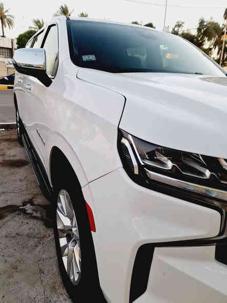 2023 CHEVROLET SUBURBAN كفاله عامه كلين تايتل
ملاحظه :-  ✅ السياره موجوده في بغداد ✅

ملاحظه السياره رقم اربيل بااسمي 

سعة المحرك:- V8 5.3 بانزين 
المسافة المقطوعه :- mi 55315 
اللون :- ابيض            
الموديل:- 2023
عدد المقاعد :- 7 مقاعد 
مواصفات السيارة :- PREMIER

الاضافات#👇👇
 شاشه كبيره 
فرش جلد اسود 
كراسي كهرباء
ويل 20 أنش   
كامره 
تحكم سرعه
تحكم مسجل في الطاره
حساس تجاوز
حساس خلفي
باب خلفي كهرباء
صاجات
هاند بريك كهرباء 
حمالة سقف
كراسي منفصل  
كراسي مدفيه 
تشغيل عن بعد
مغلفه نانو والداخل دوشمه عامه جاهزه للعمل 

والمزيد من الاضافات في عالم SUBURBAN

                🔥🔥🔥 كلين تايتل 🔥🔥🔥

للاتصال ***********
